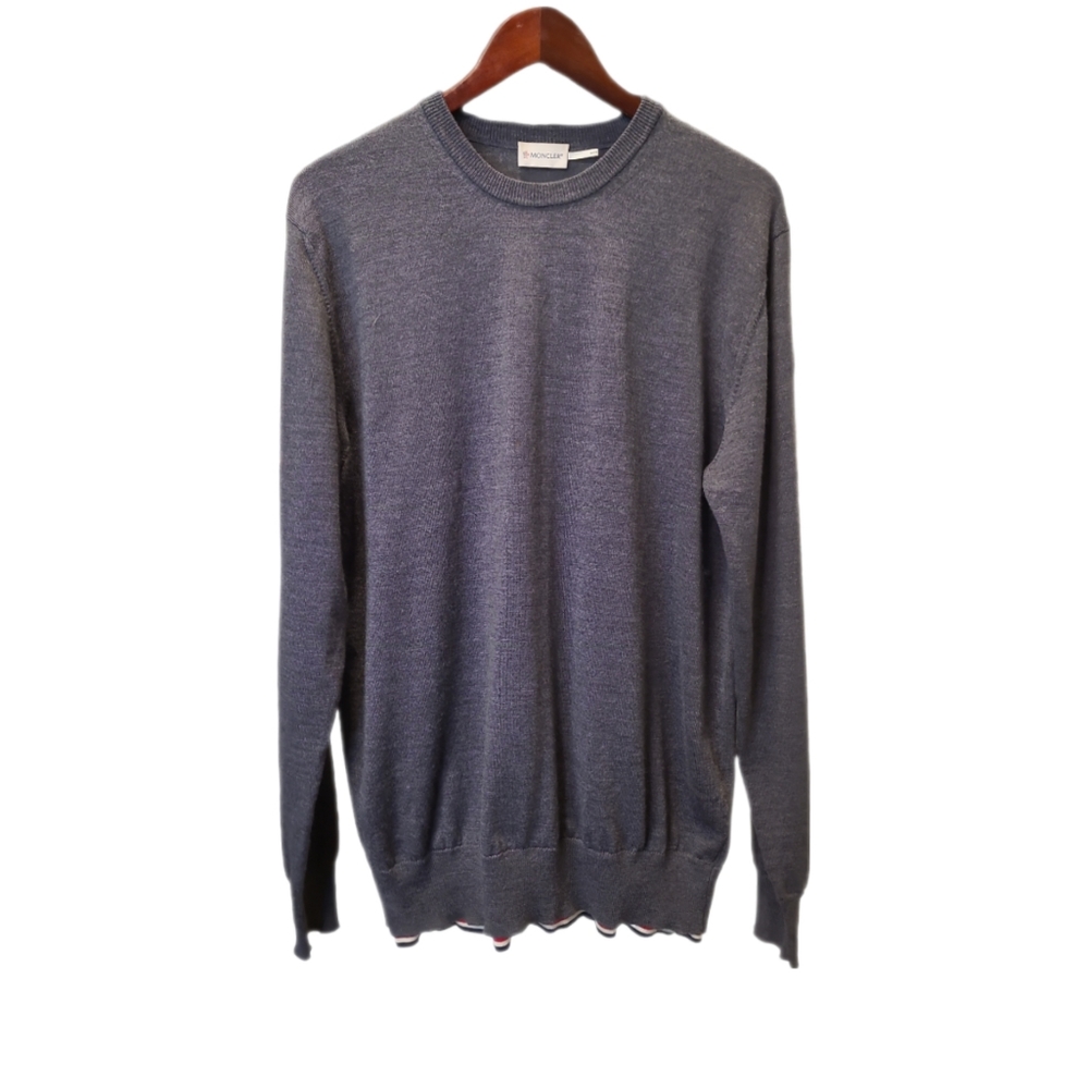 MONCLER | Maglione Tricot Girocollo Knitted Round Neck Jumper Sweater in…